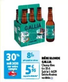 Gallia - bière blonde