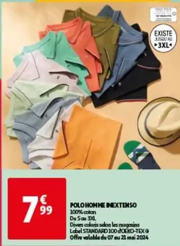 Inextenso - polo homme