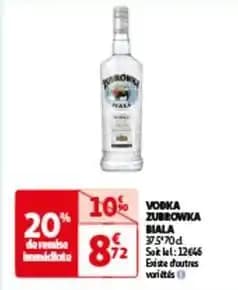 Zubrowka - vodka biala