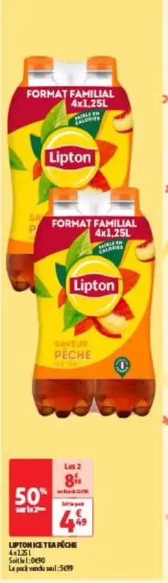 Lipton - ice tea péche
