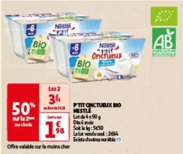 Nestlé - p'tit onctueux bio