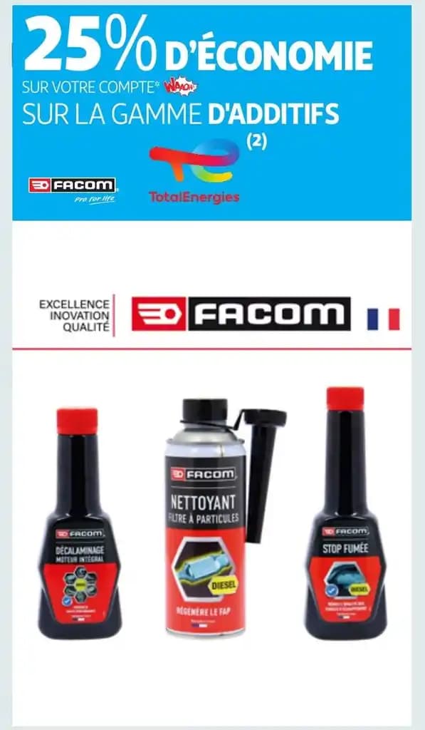 SUR LA GAMME D'ADDITIFS