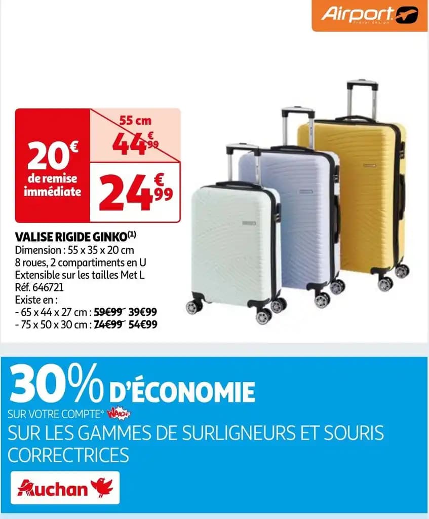 VALISE RIGIDE GINKO(¹)