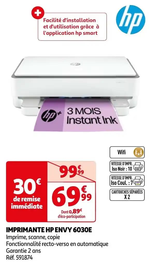 IMPRIMANTE HP ENVY 6030E