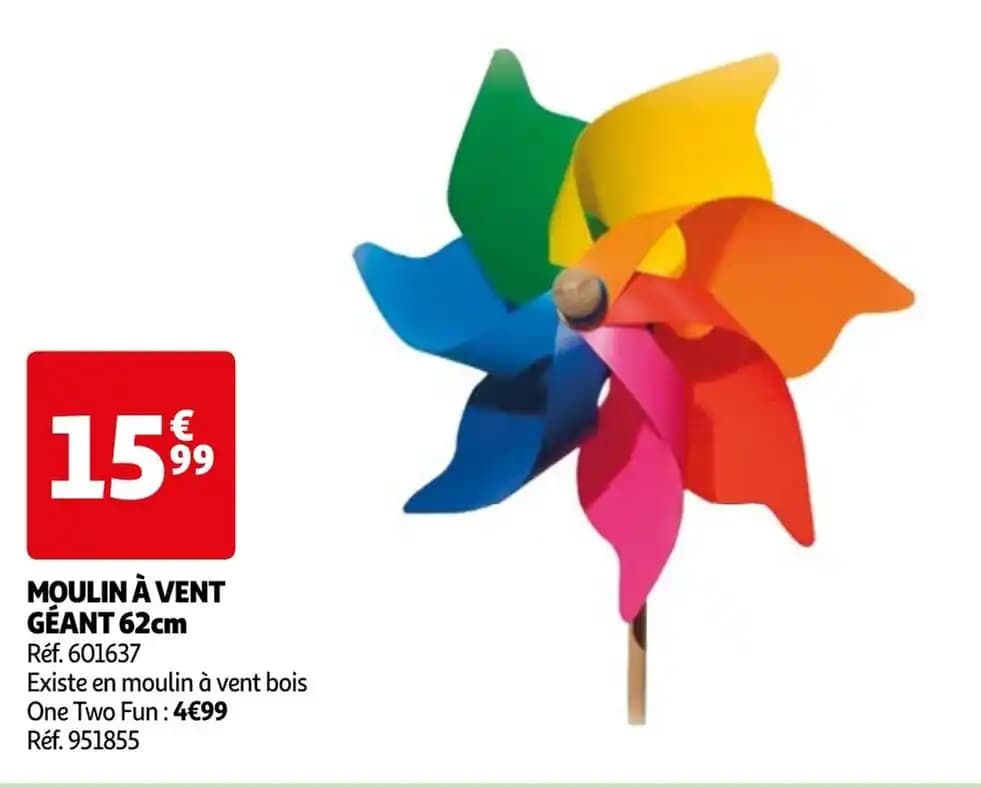 MOULIN À VENT GÉANT 62cm