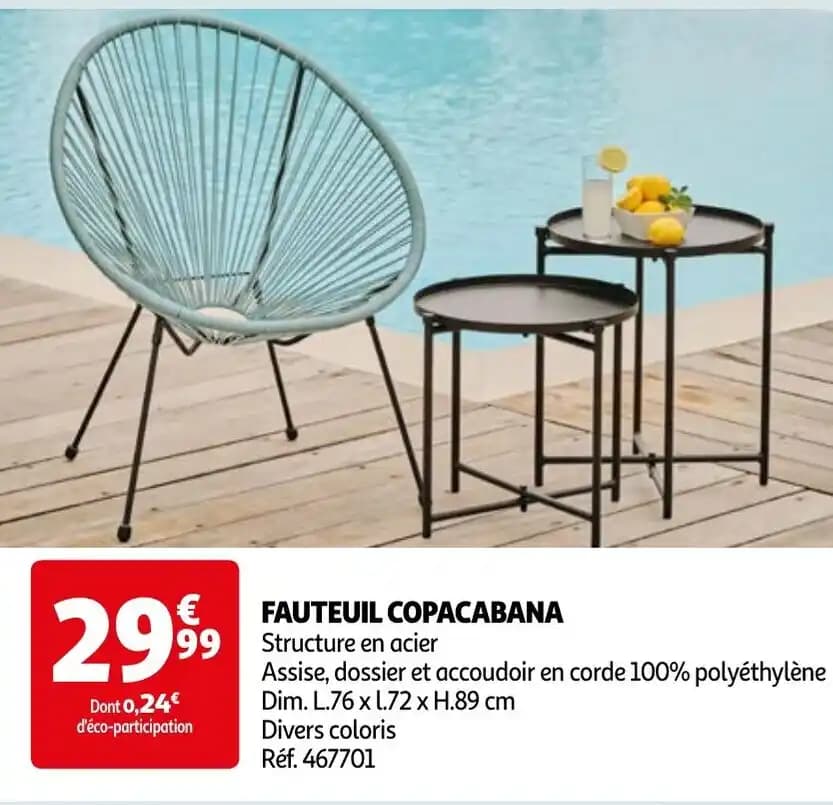 FAUTEUIL COPACABANA