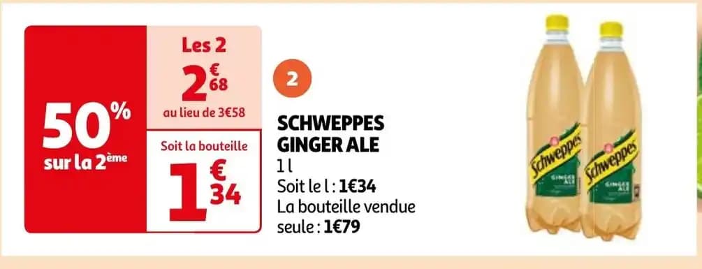 SCHWEPPES GINGER ALE