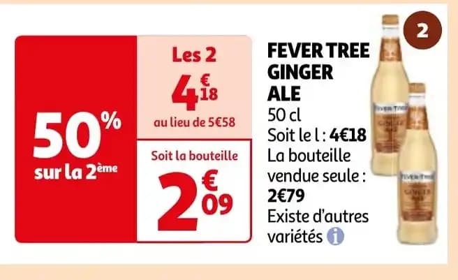 FEVER TREE GINGER ALE