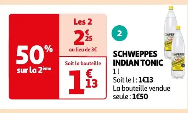 SCHWEPPES INDIAN TONIC