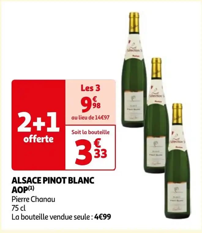 ALSACE PINOT BLANC AOP(¹)