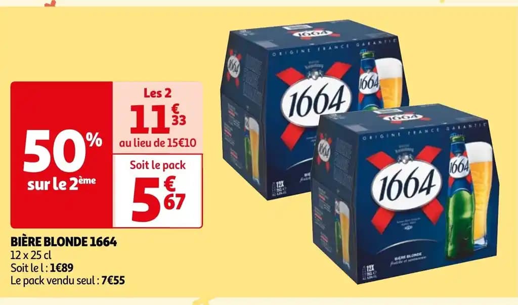 BIÈRE BLONDE 1664