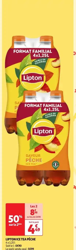 LIPTON ICE TEA PÊCHE