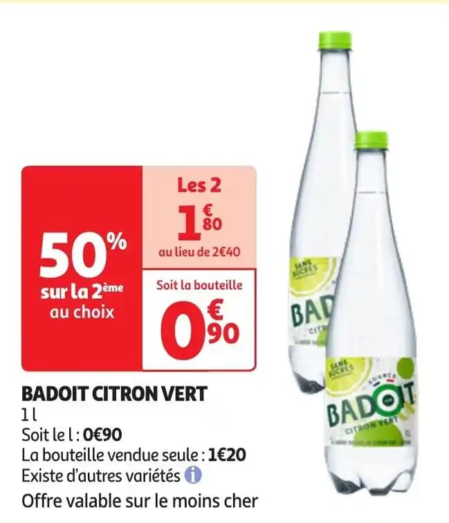 BADOIT CITRON VERT