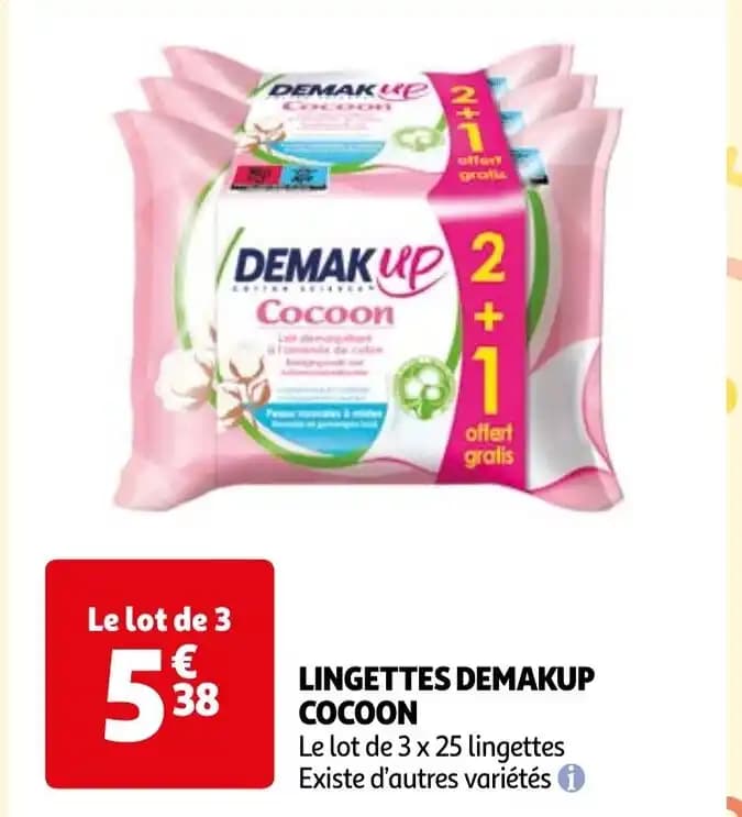 LINGETTES DEMAKUP COCOON
