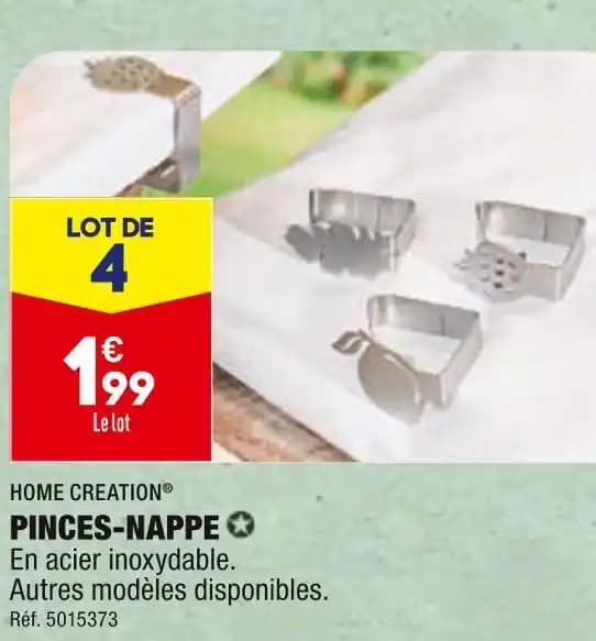 HOME CREATION PINCES-NAPPE