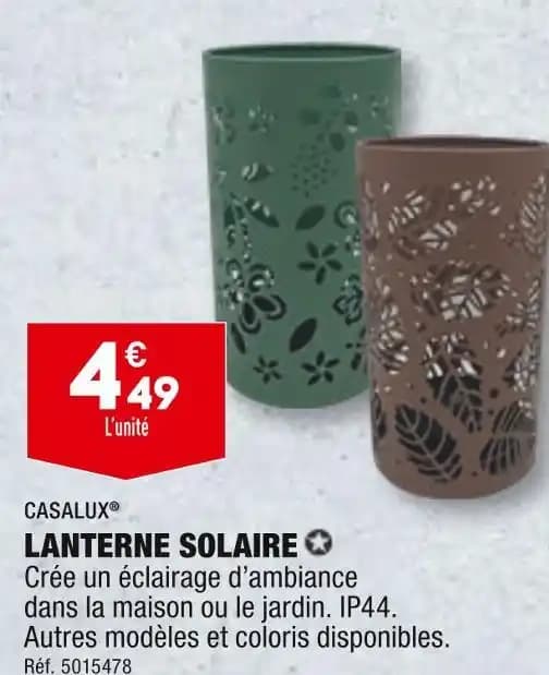 CASALUX LANTERNE SOLAIRE