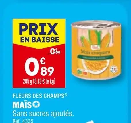 FLEURS DES CHAMPS MAÏS