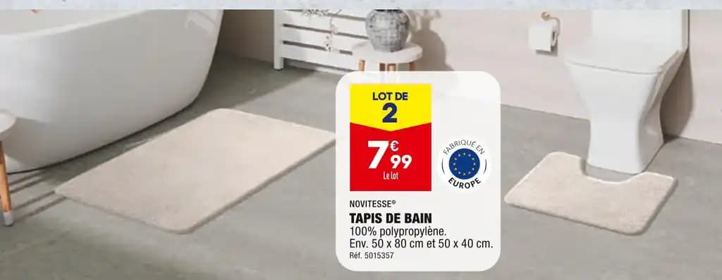 NOVITESSE TAPIS DE BAIN