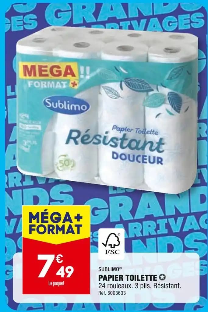 SUBLIMO PAPIER TOILETTE