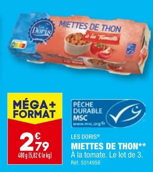 LES DORIS MIETTES DE THON