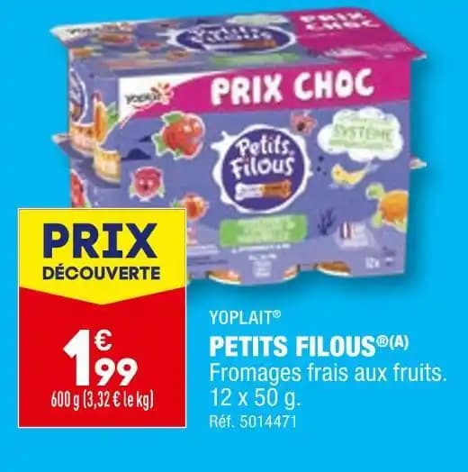 YOPLAIT PETITS FILOUS