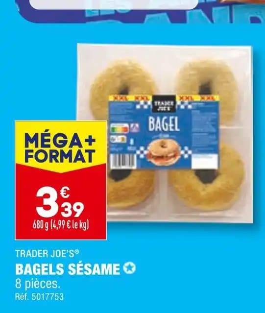 TRADER JOE’S BAGELS SÉSAME