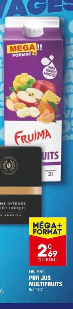 FRUIMA PUR JUS MULTIFRUITS