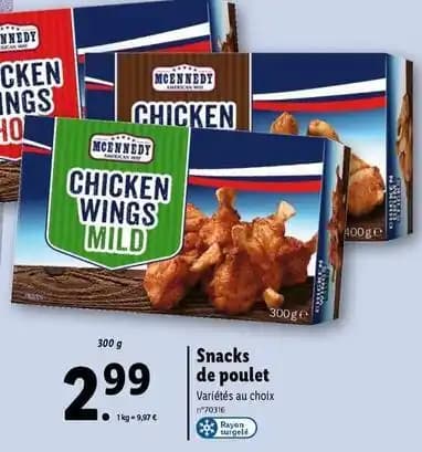 Mcennedy - snack de poulet
