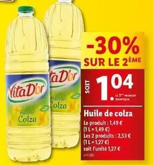 Vita d'or - huile de colza