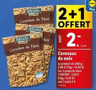 Alesto - cerneaux de noix