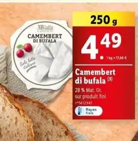 Camembert di bufala