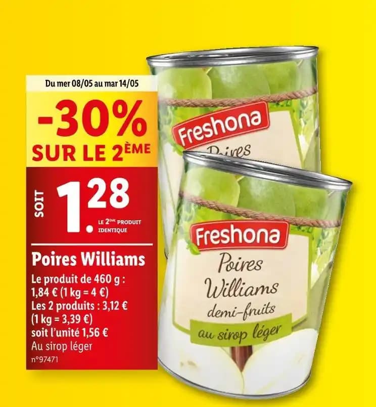 Freshona Poires Williams