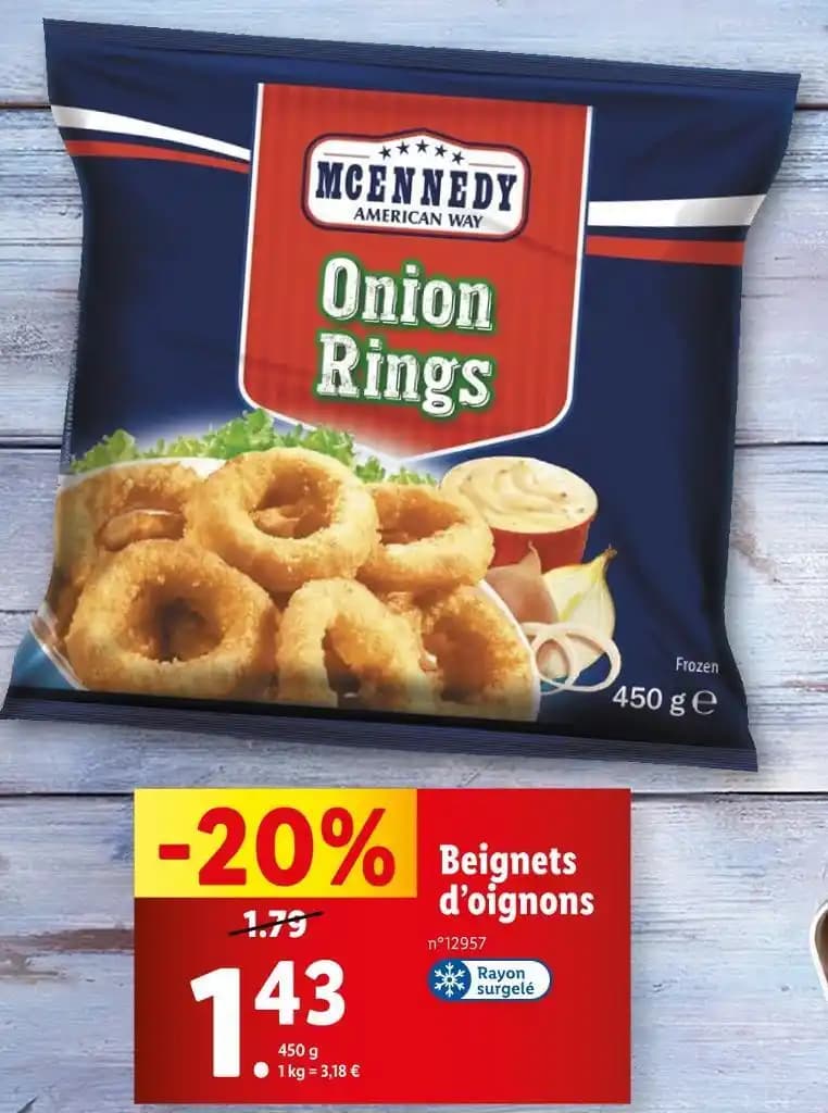 MCENNEDY Beignets d’oignons
