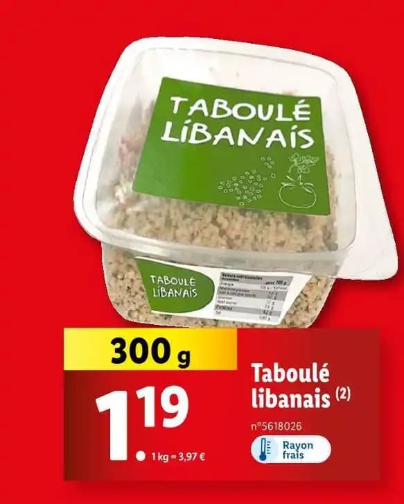 Taboulé libanais