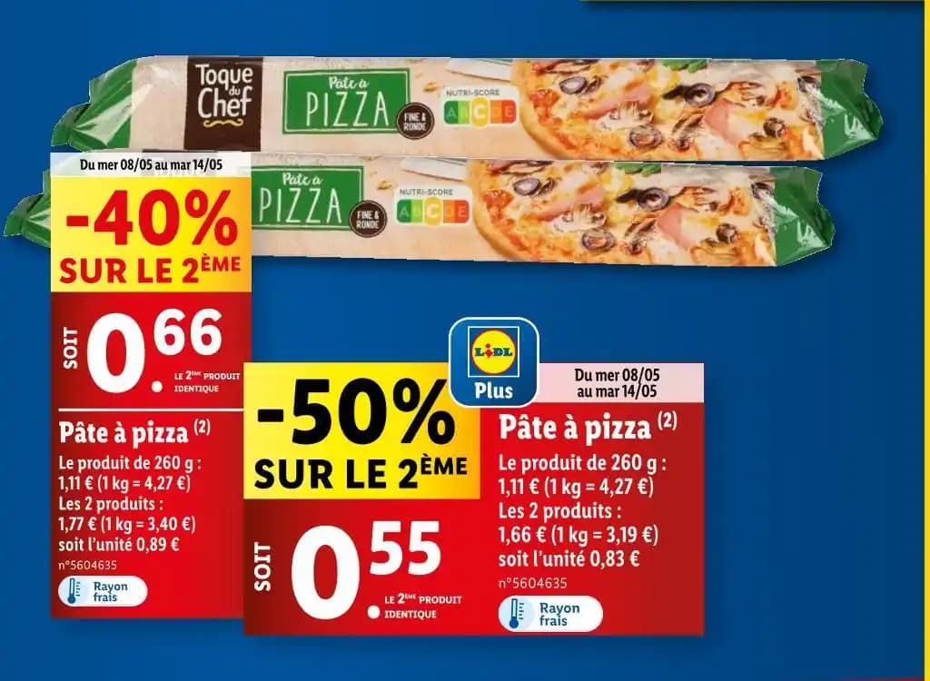 Toque du Chef Pâte à pizza