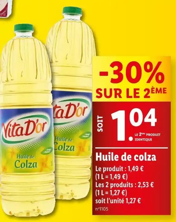 Vita D'Or Huile de colza