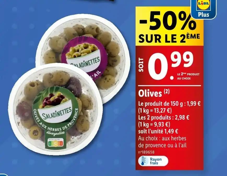 SALADINETTES Olives