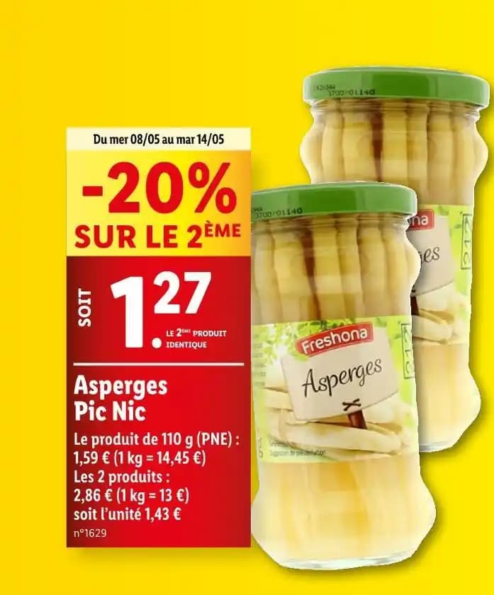 Freshona Asperges Pic Nic