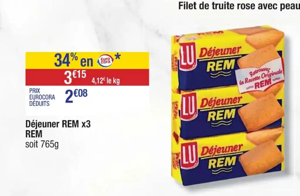 Déjeuner REM x3 REM