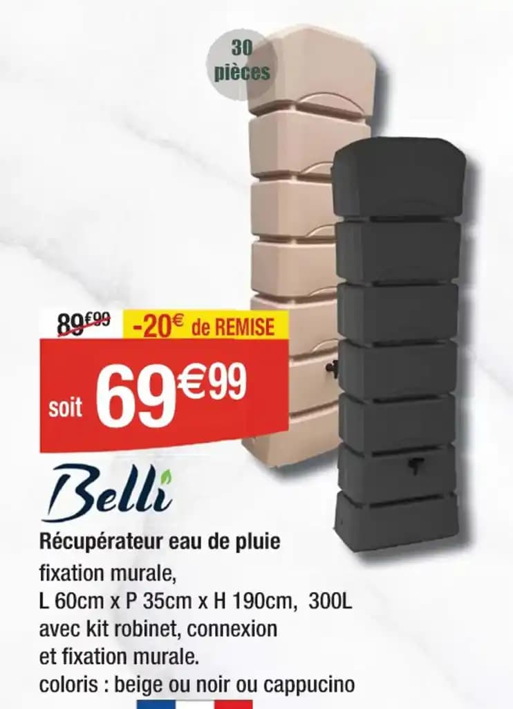 Récupérateur eau de pluie