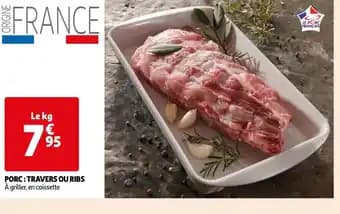 PORC: TRAVERS OU RIBS