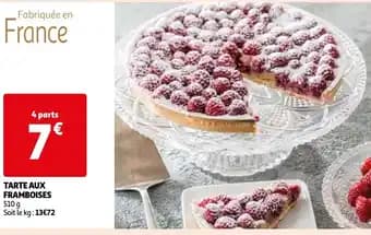 TARTE AUX FRAMBOISES