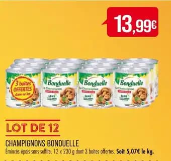 BONDUELLE CHAMPIGNONS