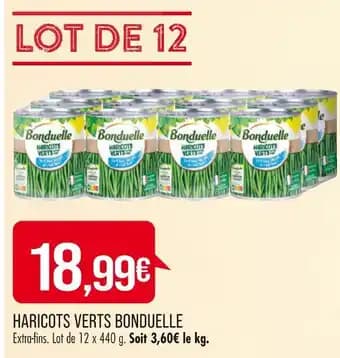 BONDUELLE HARICOTS VERTS