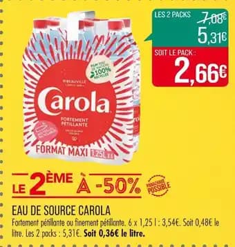 CAROLA EAU DE SOURCE