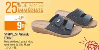 SANDALES FANTAISIE FEMME