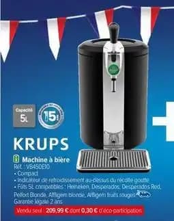 Krups - machine a biere