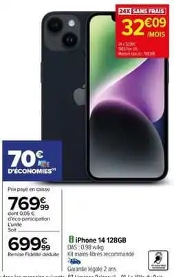 Apple - iphone 14 128gb