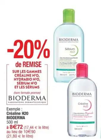 Créaline H20 BIODERMA