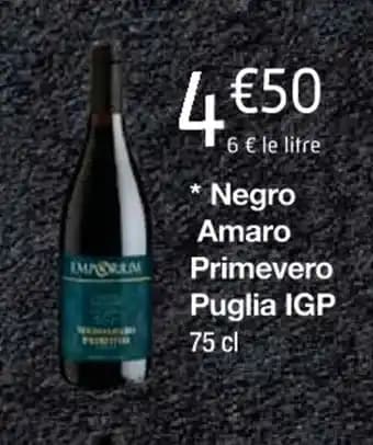 Negro Amaro Primevero